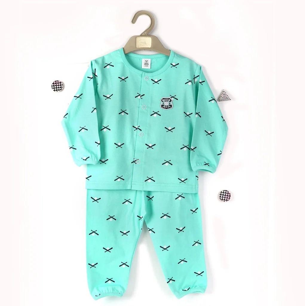 Manufacturer, Exporter, Importer, Supplier, Wholesaler, Retailer, Trader of Baseball Allover Print, Night Suit For Boys in New Delhi, Delhi, India