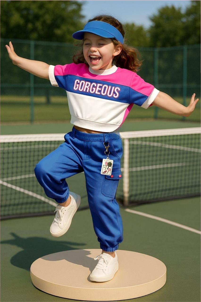 Manufacturer, Exporter, Importer, Supplier, Wholesaler, Retailer, Trader of Blue Colour Plazo Sets For Girls in New Delhi, Delhi, India