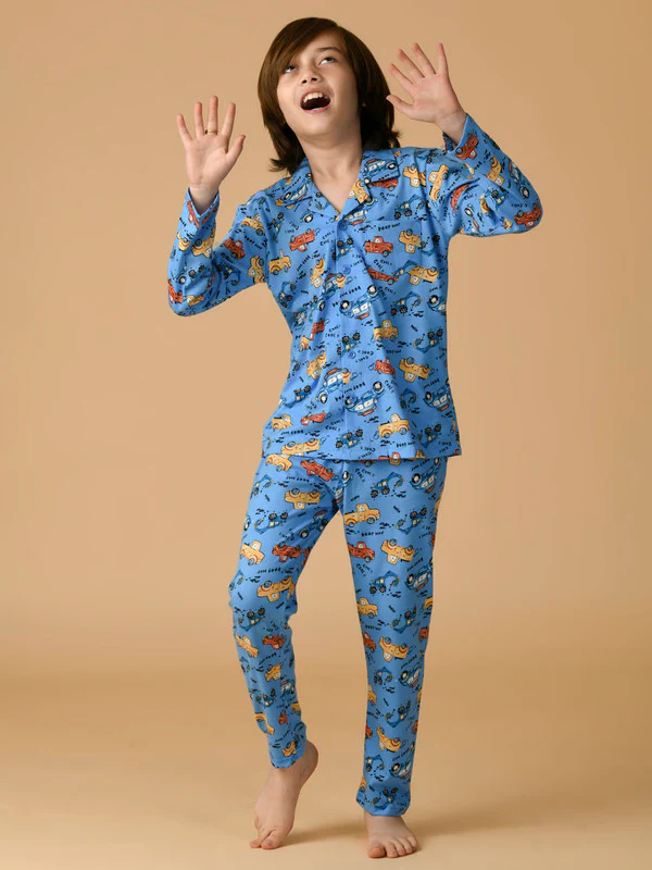 Manufacturer, Exporter, Importer, Supplier, Wholesaler, Retailer, Trader of Blue Night Suit For Boys in New Delhi, Delhi, India