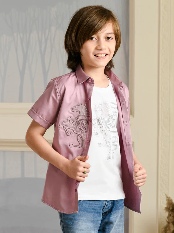 Manufacturer, Exporter, Importer, Supplier, Wholesaler, Retailer, Trader of Boys Blazo Onion Shirt in New Delhi, Delhi, India