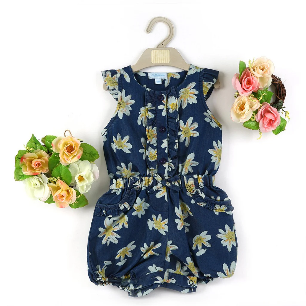 Manufacturer, Exporter, Importer, Supplier, Wholesaler, Retailer, Trader of Daisy Cute Jumpsuit For Girls in New Delhi, Delhi, India