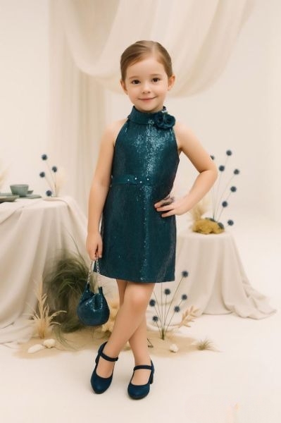 Manufacturer, Exporter, Importer, Supplier, Wholesaler, Retailer, Trader of Dark Green Colour Middy For Girls in New Delhi, Delhi, India