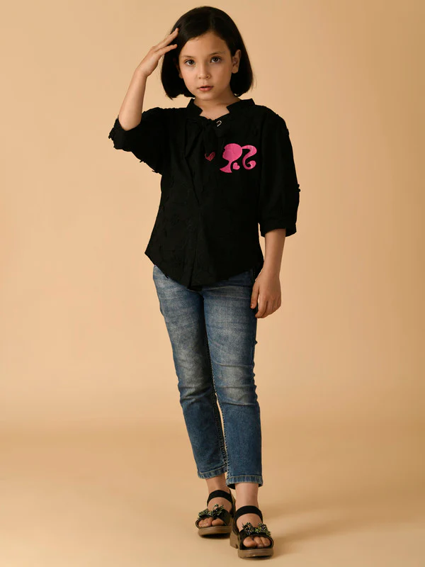 Manufacturer, Exporter, Importer, Supplier, Wholesaler, Retailer, Trader of Girls Black Top in New Delhi, Delhi, India