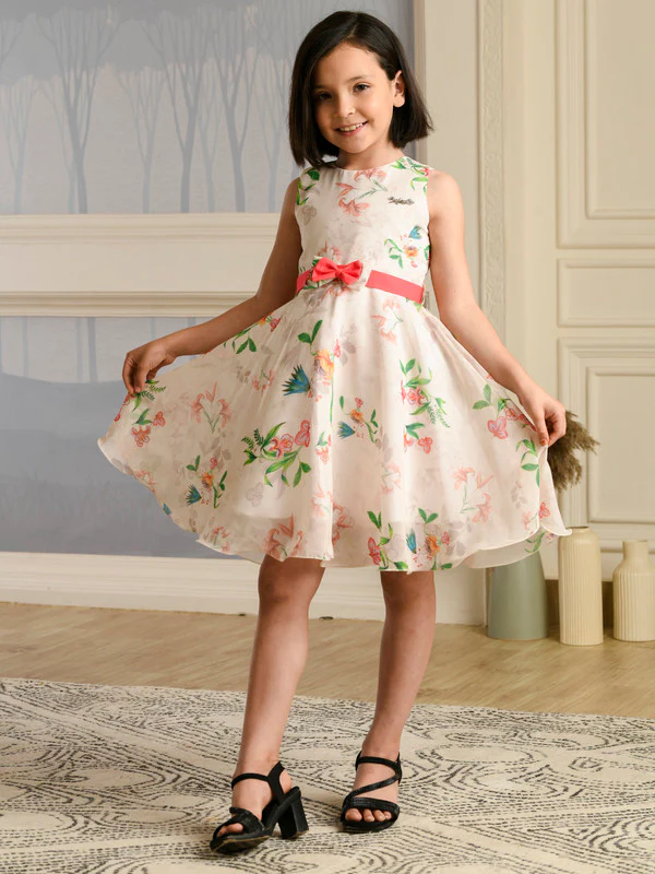 Manufacturer, Exporter, Importer, Supplier, Wholesaler, Retailer, Trader of Girls Napoleon Light Pink Frock in New Delhi, Delhi, India