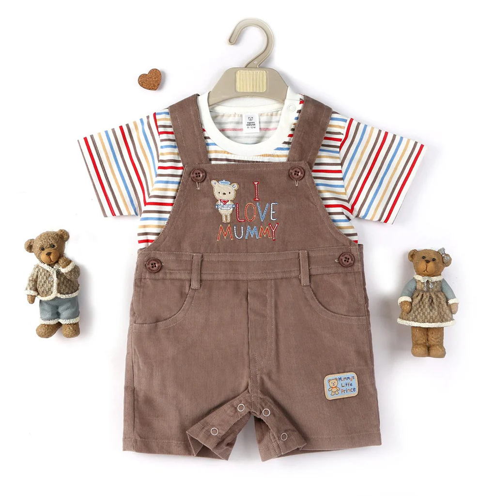 Manufacturer, Exporter, Importer, Supplier, Wholesaler, Retailer, Trader of I Love Mummy, Boy's Dungaree in New Delhi, Delhi, India
