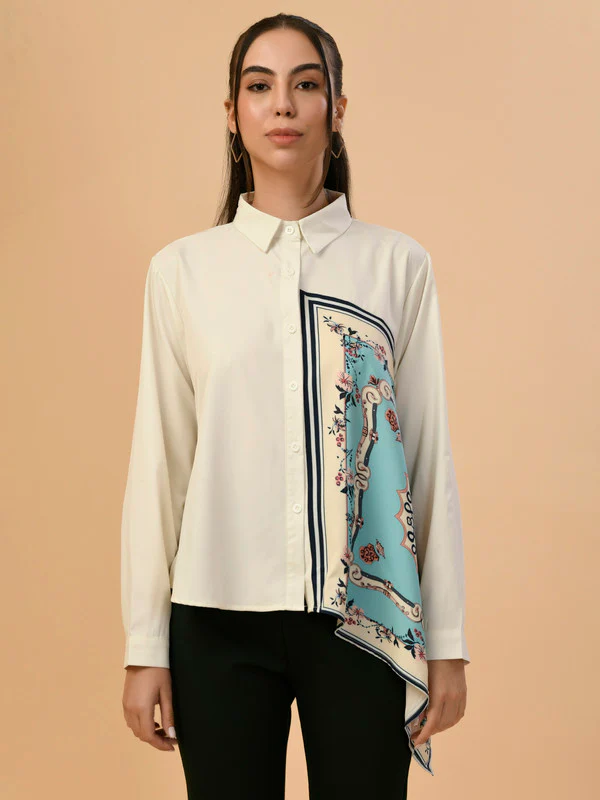 Manufacturer, Exporter, Importer, Supplier, Wholesaler, Retailer, Trader of Cream Casual Women Top in New Delhi, Delhi, India