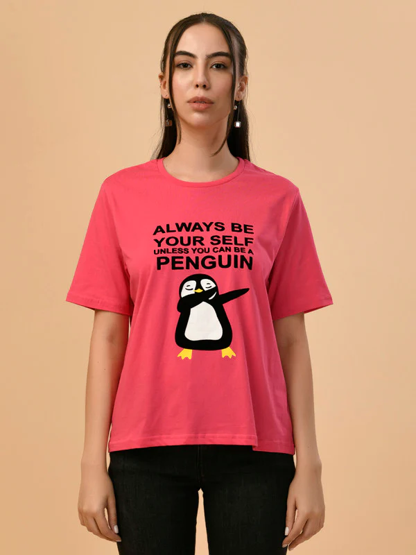 Manufacturer, Exporter, Importer, Supplier, Wholesaler, Retailer, Trader of Ladies H.Pink Regular T-Shirt in New Delhi, Delhi, India