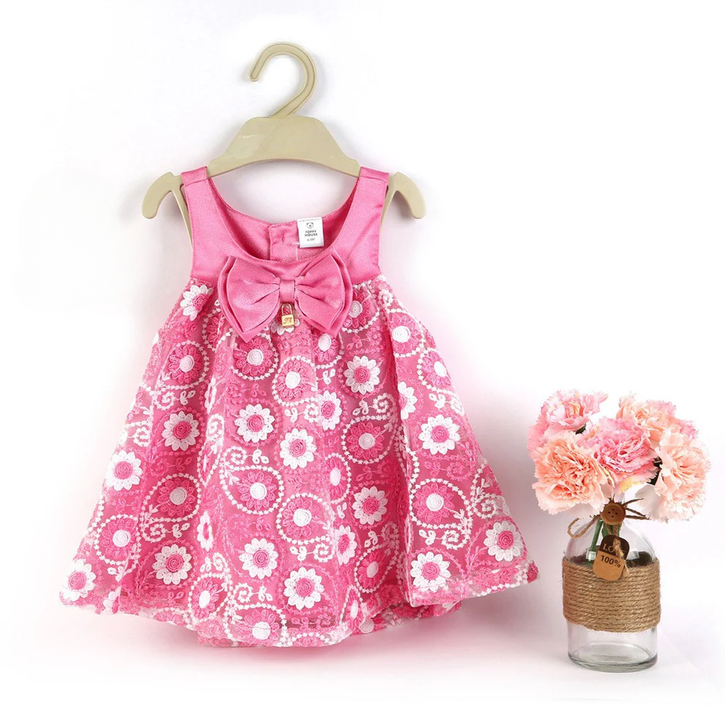 Manufacturer, Exporter, Importer, Supplier, Wholesaler, Retailer, Trader of Pink and Cute, Girl's Party Frock Size in New Delhi, Delhi, India