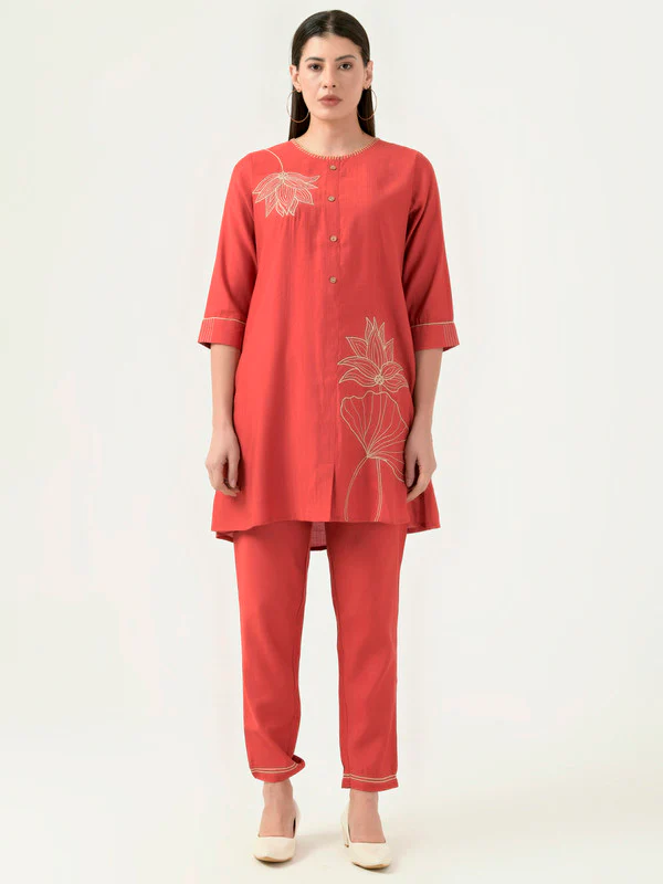 Manufacturer, Exporter, Importer, Supplier, Wholesaler, Retailer, Trader of Tomato Co-ord Set For Women in New Delhi, Delhi, India